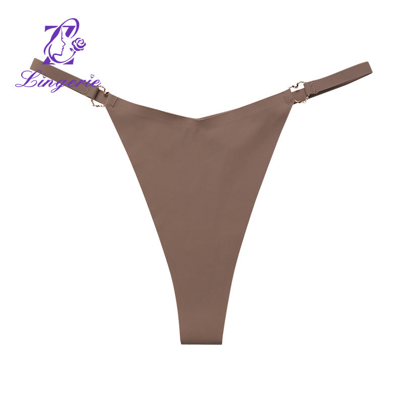 Factory direct sales women's large size pure cotton crotch low waist thong