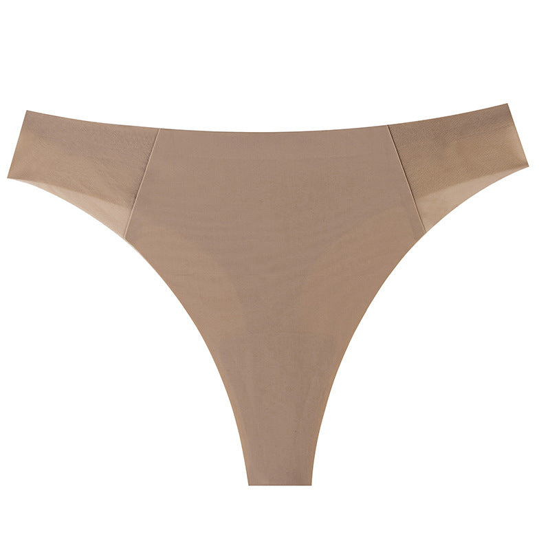 Mesh bottom lift cotton crotch breathable thong