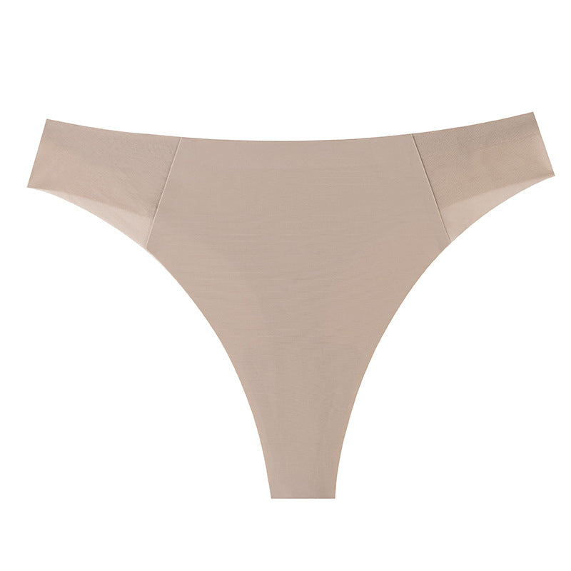 Mesh bottom lift cotton crotch breathable thong
