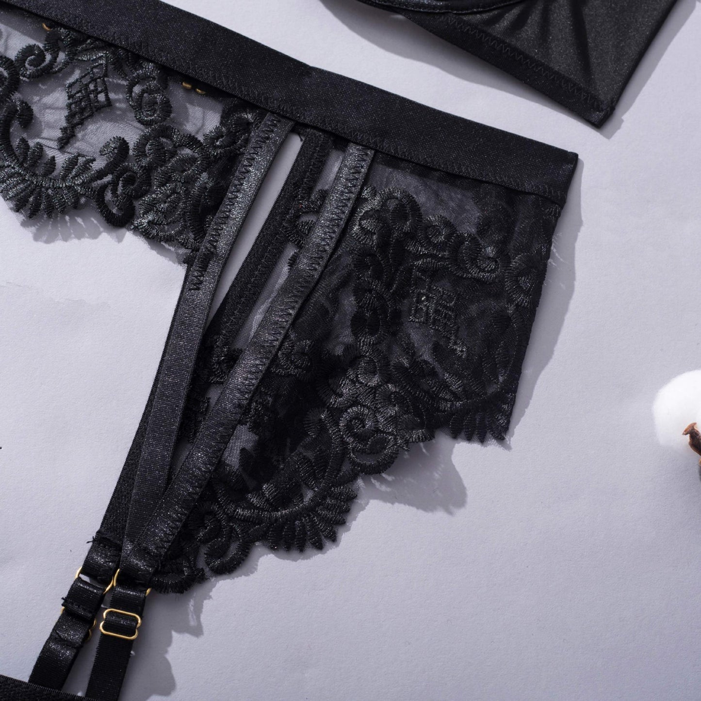 Sexy Splicing See-through Slim Fit Sexy Garter Lingerie