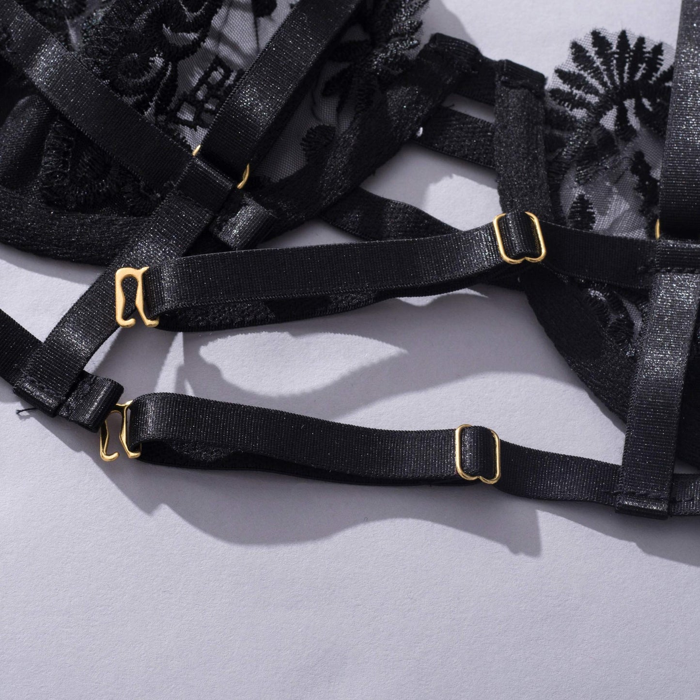 Sexy Splicing See-through Slim Fit Sexy Garter Lingerie