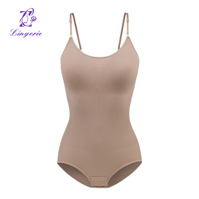 One-piece shapewear female belly button open gear buttocks shaping sling underwear corset body corset