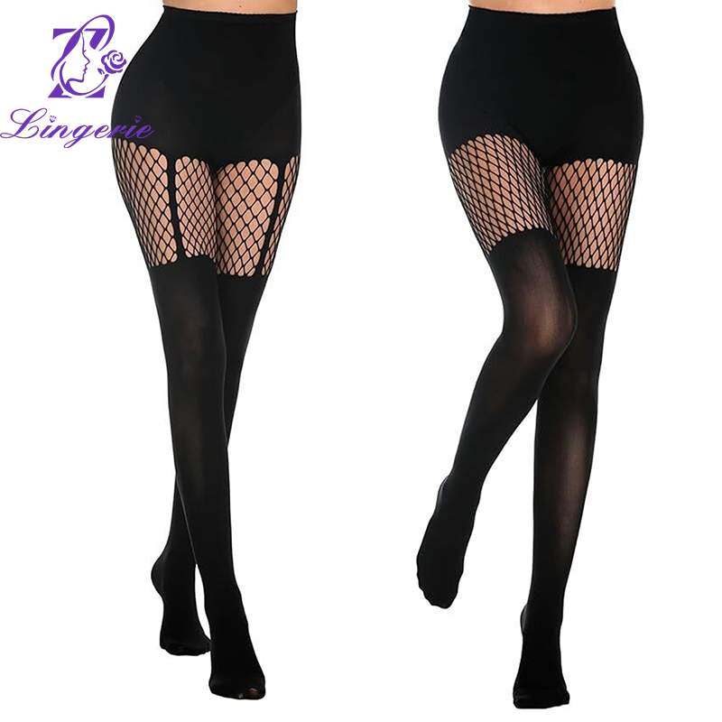 Cutout pantyhose cutout halter tights