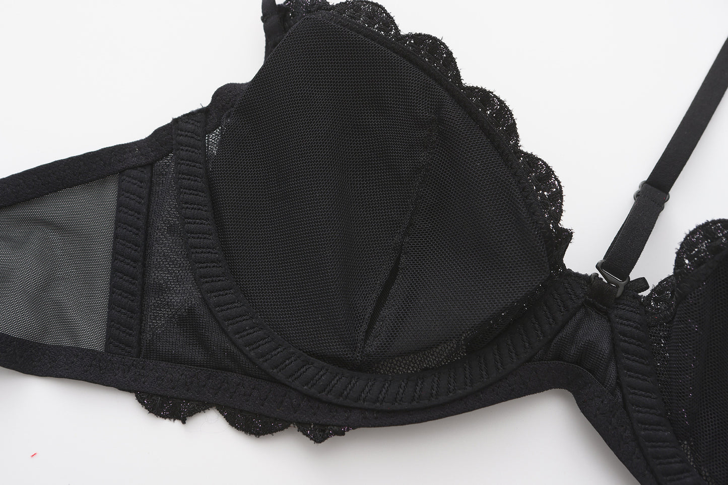 Halter neck heart Bra set