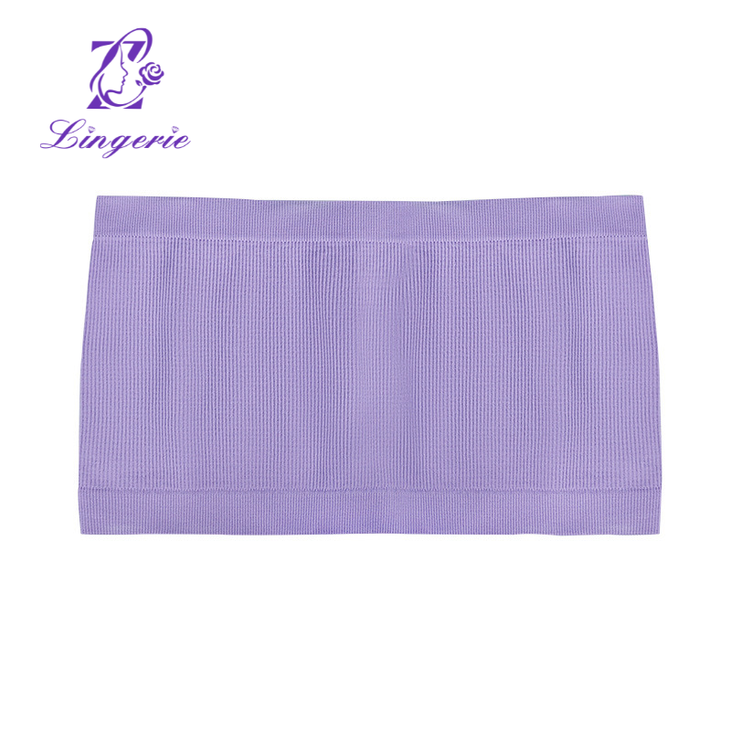 Thin section without padding threaded wrap bra strapless bottoming underwear a word around the anti-glare non-marking bra