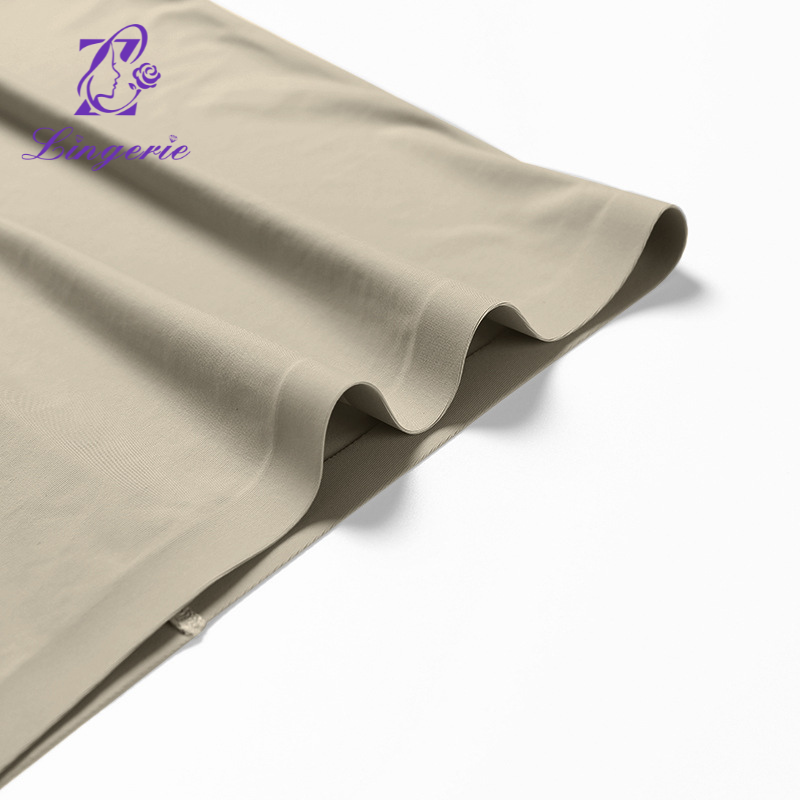 Women's safety pants anti-glare pants without traces belly panties ice silk breathable can be worn outside without rolling edge comfortable bottoms