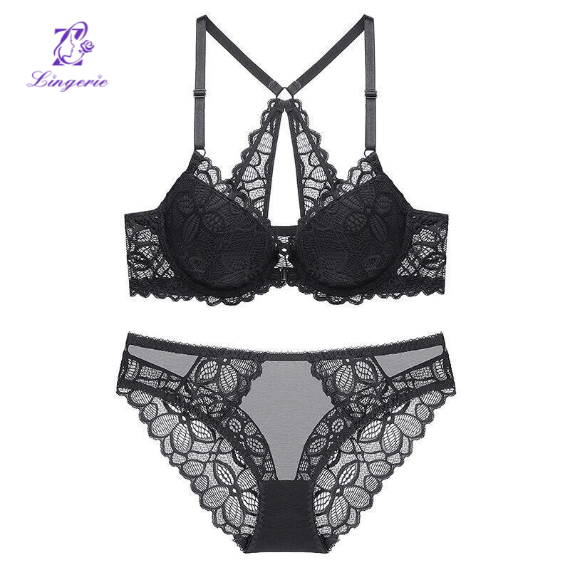 Sexy lace underwear female front buckle beauty back small breasts gathered bra red natal bra suit bras