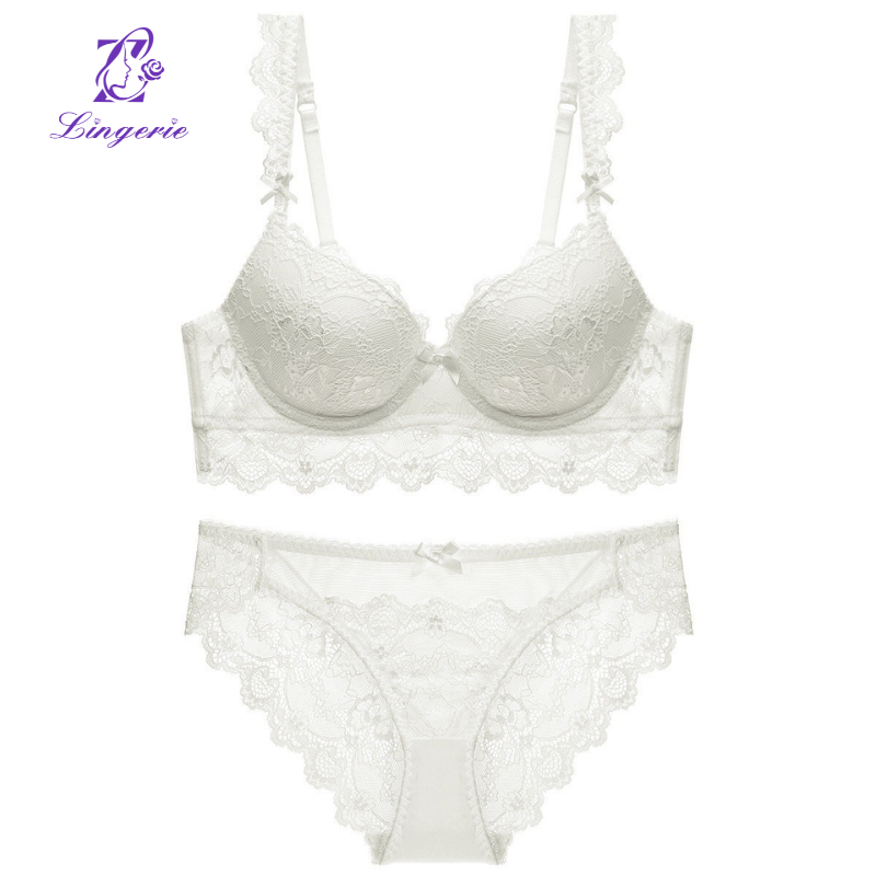 Sexy gathered underwear adjusted to collect vice breasts upturned bra natal year red lace underwear set