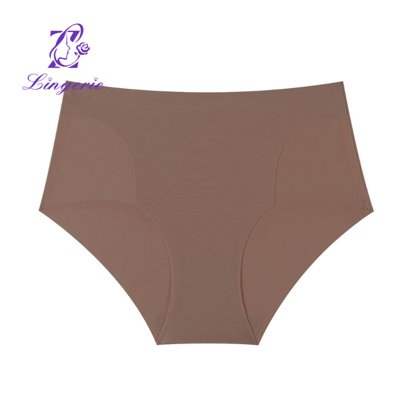 One-piece Ice Silk Seamless Triangle Pants Ladies Breathable Yoga Fitness Sexy Mesh Midriff Panties Cross Border