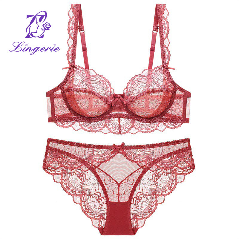 Ultra-thin Breathable Gathered Plus Size Sexy Style Plus Size Push Up Bar