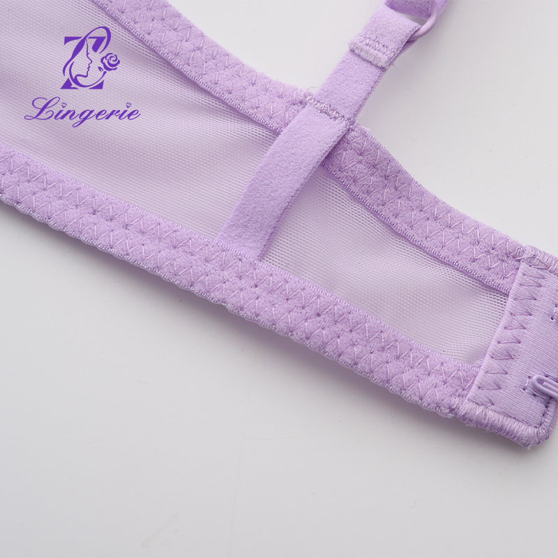 Hairy Lace Underwear Thin Cotton Breathable Soft Steel Ring Bra Gathering Upper Support French Lingerie