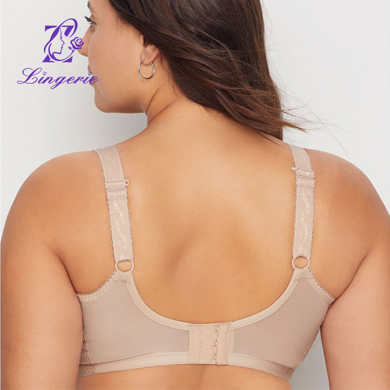 Customized Plus Size Large Cup Sexy Lace Bra B-K Cup Lingerie