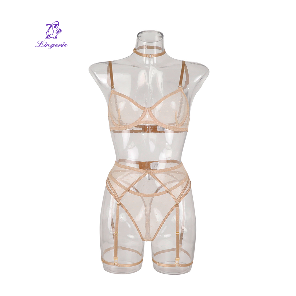 Sexy Mesh Garter Lingerie