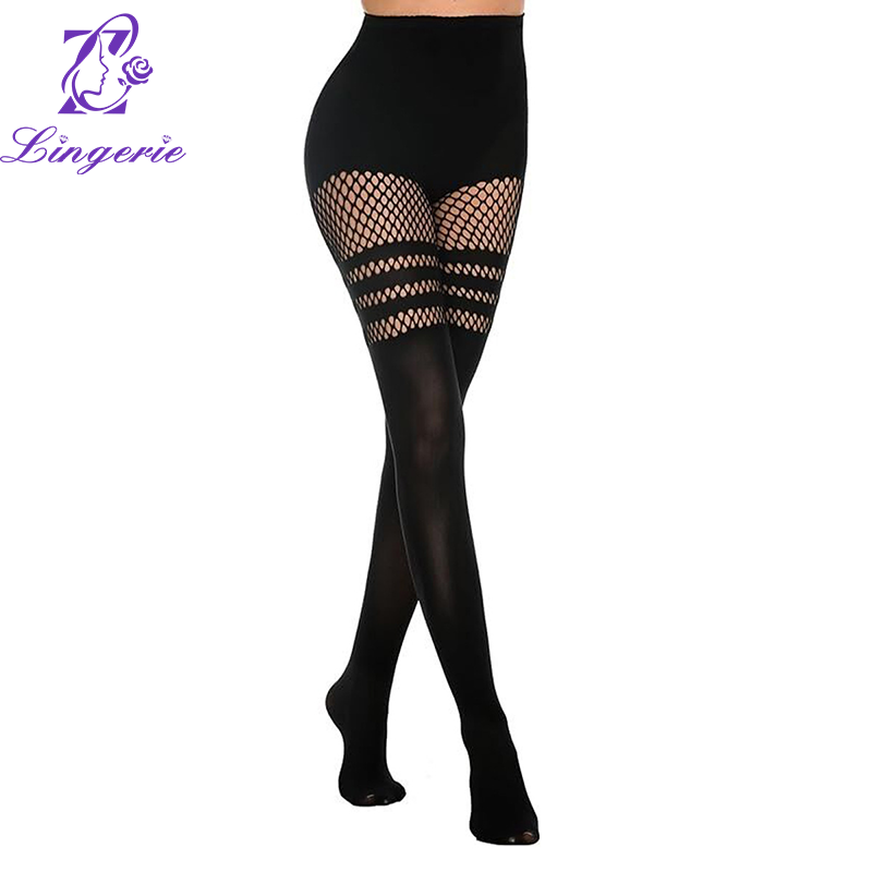Cutout pantyhose cutout halter tights
