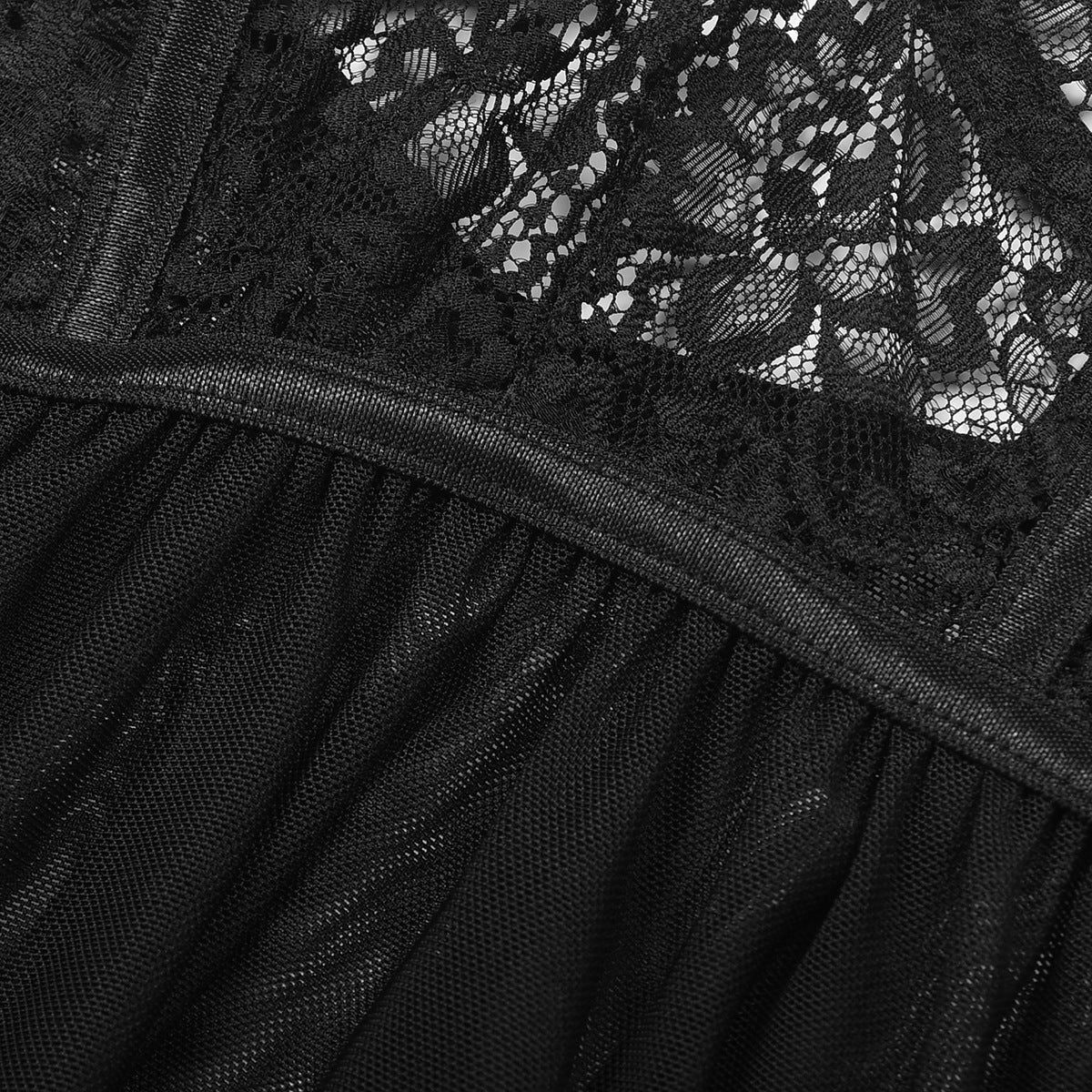 Sexy mesh suspenders Babydoll