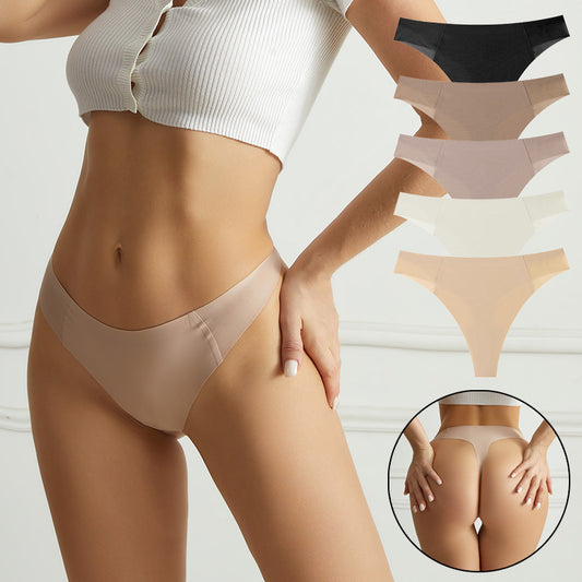 Mesh bottom lift cotton crotch breathable thong
