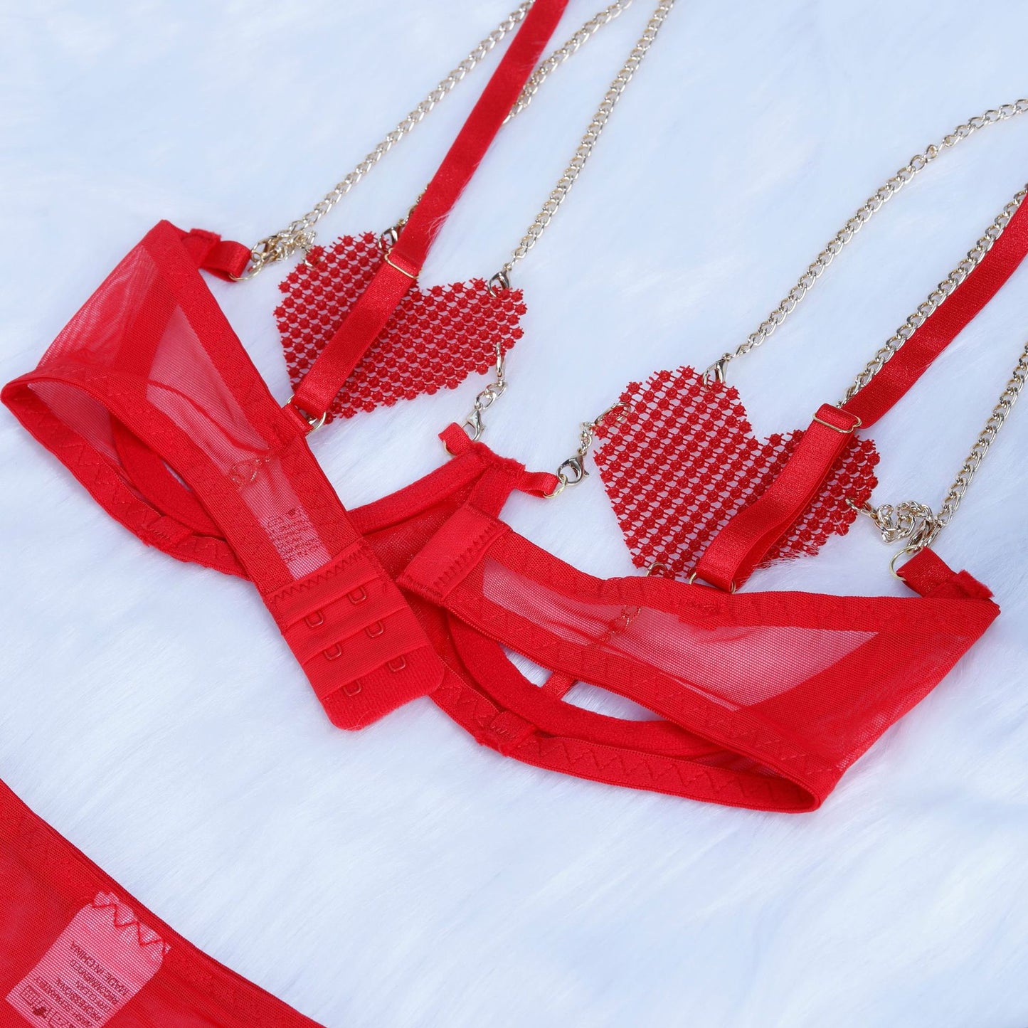 Halter neck  Hollow Open Cup Lingerie