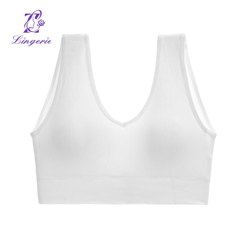 Plus Size Sports Tank Top Running Yoga Anti-Shock Comfortable With Bra Pads Sports Underwear Beauty Back Bra