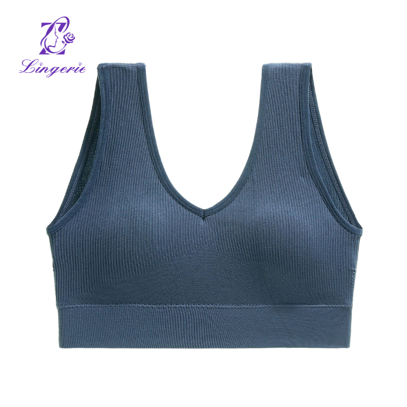 Plus Size Sports Tank Top Running Yoga Anti-Shock Comfortable With Bra Pads Sports Underwear Beauty Back Bra