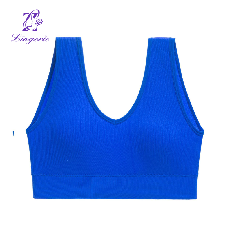 Plus Size Sports Tank Top Running Yoga Anti-Shock Comfortable With Bra Pads Sports Underwear Beauty Back Bra