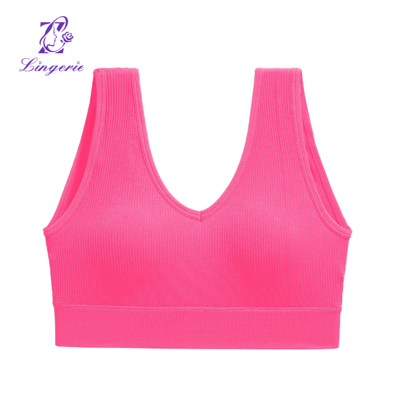 Plus Size Sports Tank Top Running Yoga Anti-Shock Comfortable With Bra Pads Sports Underwear Beauty Back Bra