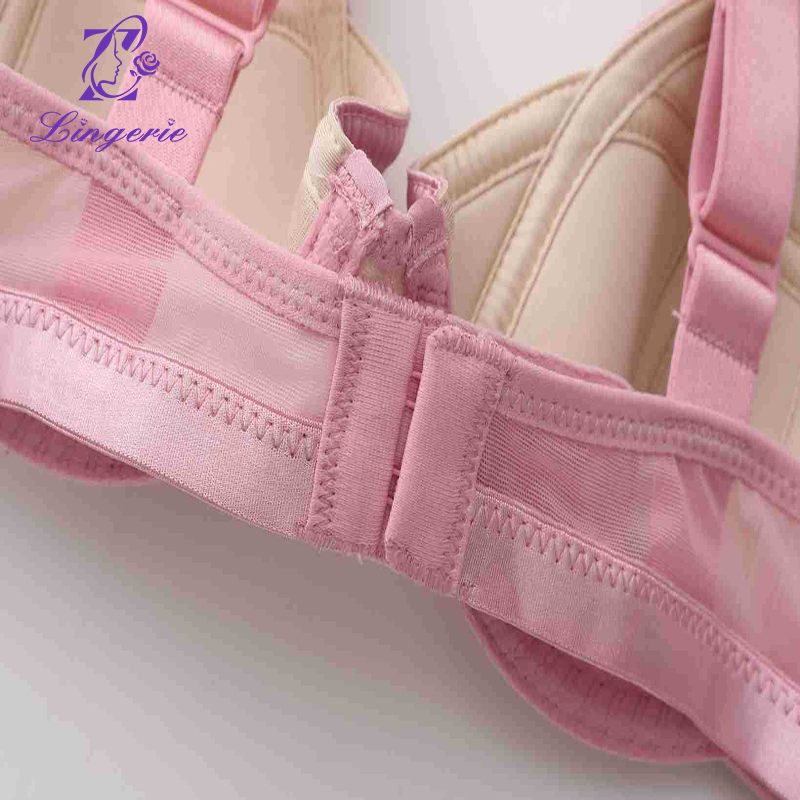 Flexible steel ring anti-sagging adjustable underwear women's wide shoulder strap