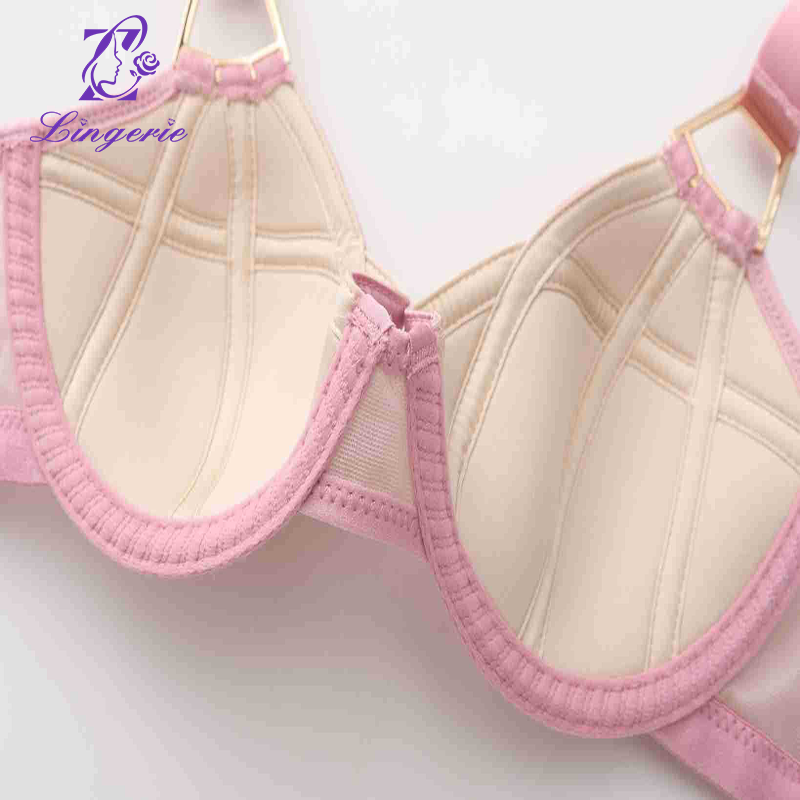 Flexible steel ring anti-sagging adjustable underwear women's wide shoulder strap