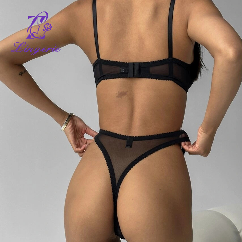 Erotic Lingerie Sexy See Through 2 Piece Set