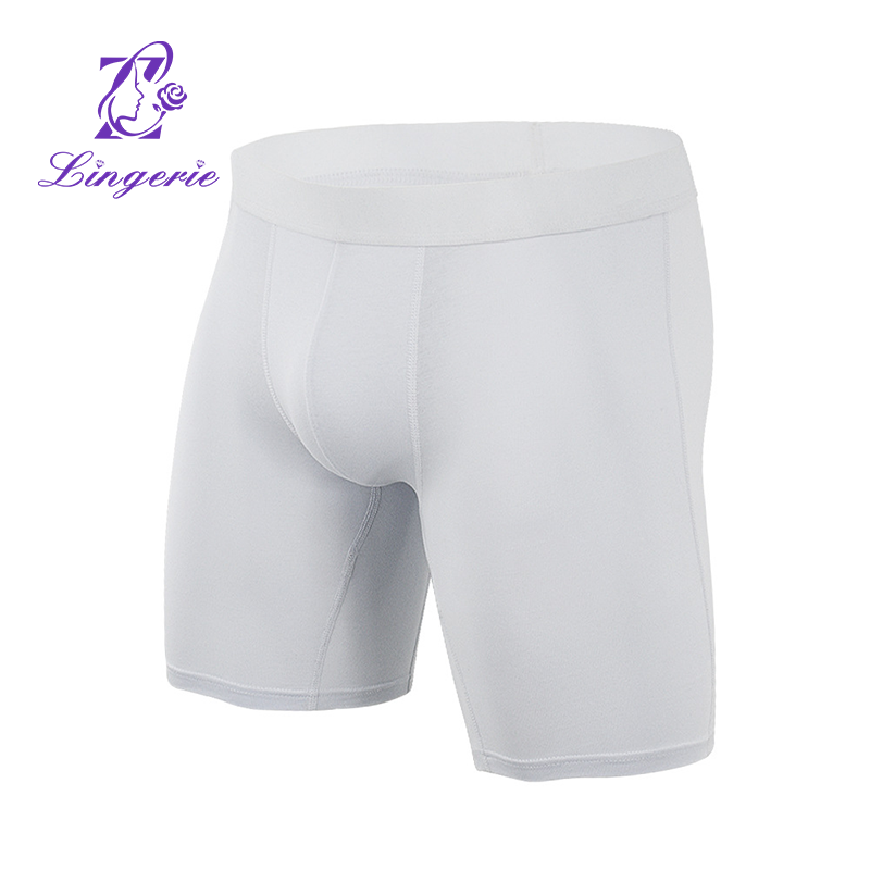Quadrangle Pants Fall and Winter Anti-wear Sports Large Size Men's Ribbed Underpants Flat pants cotton underpants wholesale