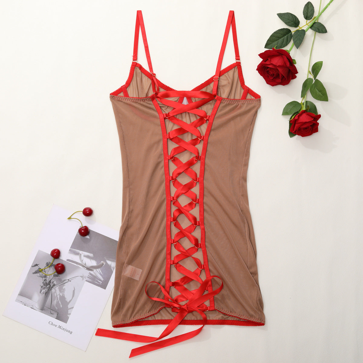 Purple mesh see-through Bodysuit