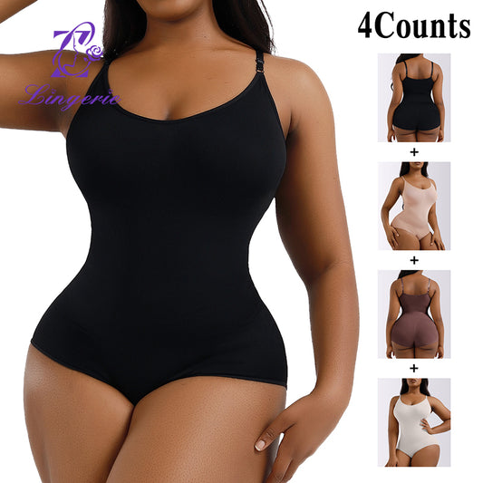 Plus size postpartum hip lift seamless Shapewear full body strap