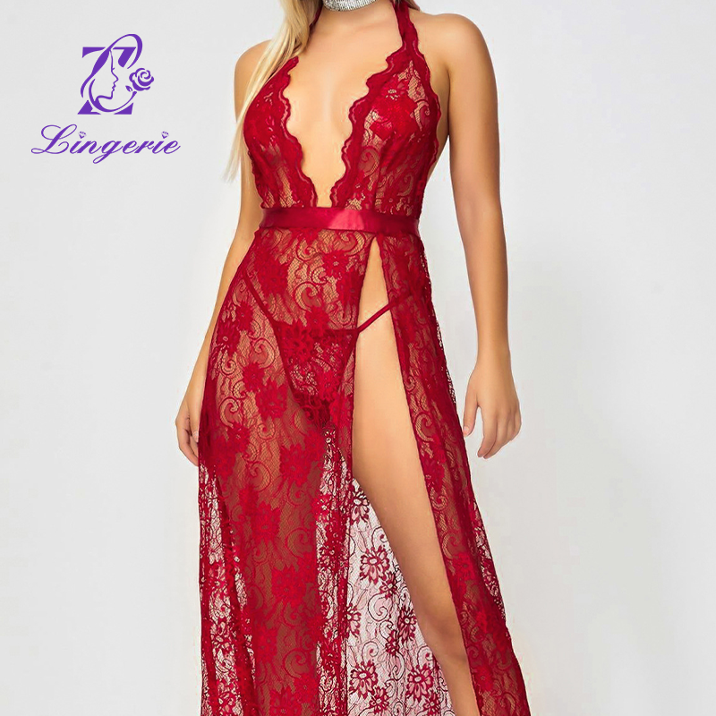 Lace Sexy Long Dress Gown
