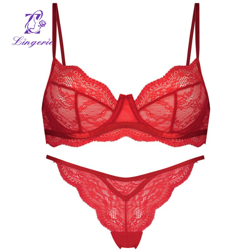 ZCLingerie Sexy Lace Intimates Small Breasts Anti-Sagging Underwire Top Support Beautiful Back Thin Bra Womens Sexy Underwear