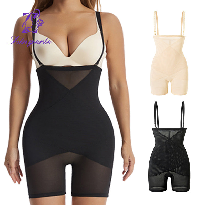 Invisible Enhanced Body Shaping Braless Non-curling Mid Thigh Shaper