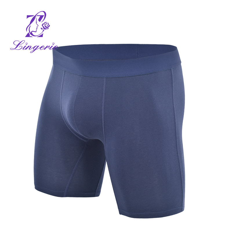 Quadrangle Pants Fall and Winter Anti-wear Sports Large Size Men's Ribbed Underpants Flat pants cotton underpants wholesale
