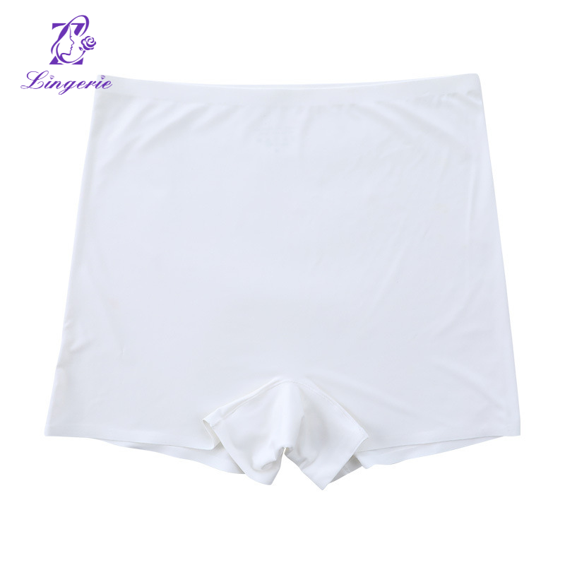 Sexy seamless naked safe women unrolled cotton bottom slim slim anti-slip leggings underwear