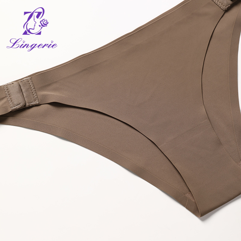Sexy girls panties  trade low-waisted cotton crotch seamless ice dry free off ladies panties