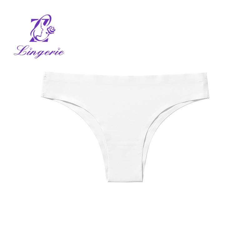 No Trace Brazilian Panties Low Waist Semi-Wrap Hipster Triangle Panties Women Sexy Nude Panties