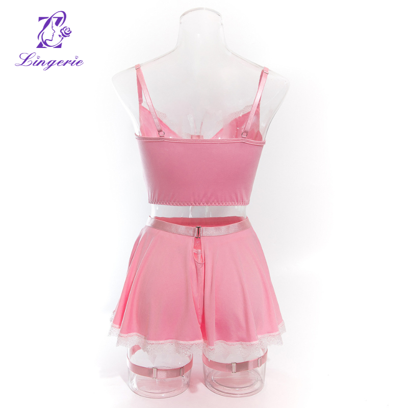 Sexy underwear sexy strap pure desire temptation passion maid costume naughty maid role play uniform set supplier