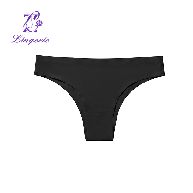 No Trace Brazilian Panties Low Waist Semi-Wrap Hipster Triangle Panties Women Sexy Nude Panties