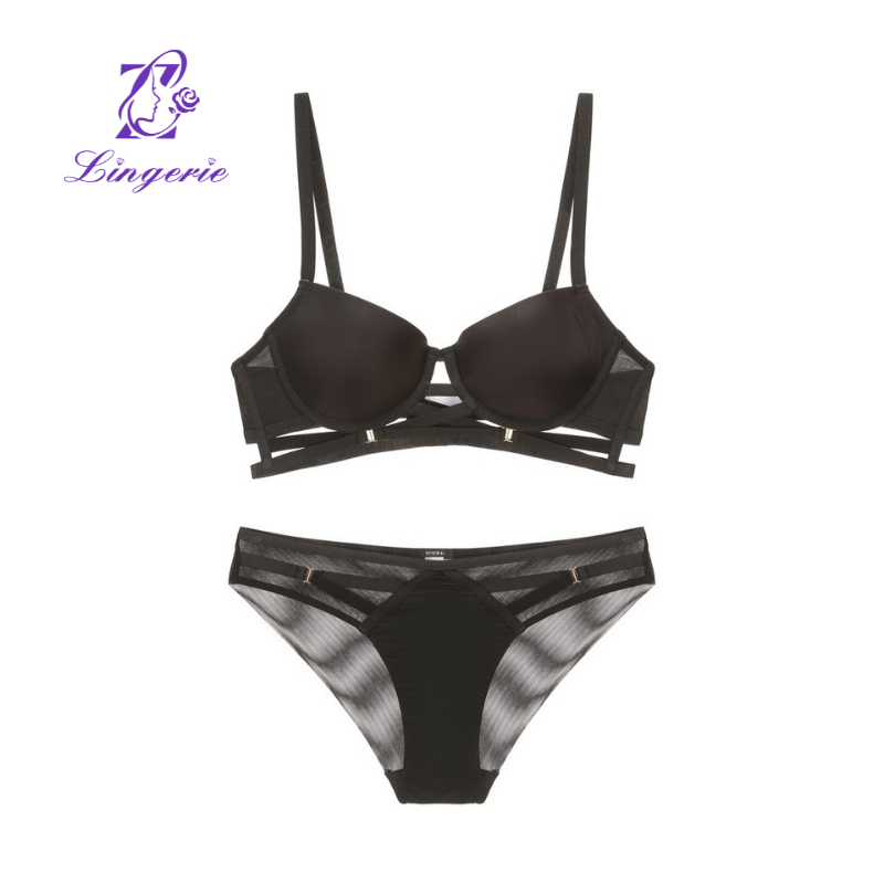 High Quality Fashion Women Push Up Underwire Bra And Panty Set
