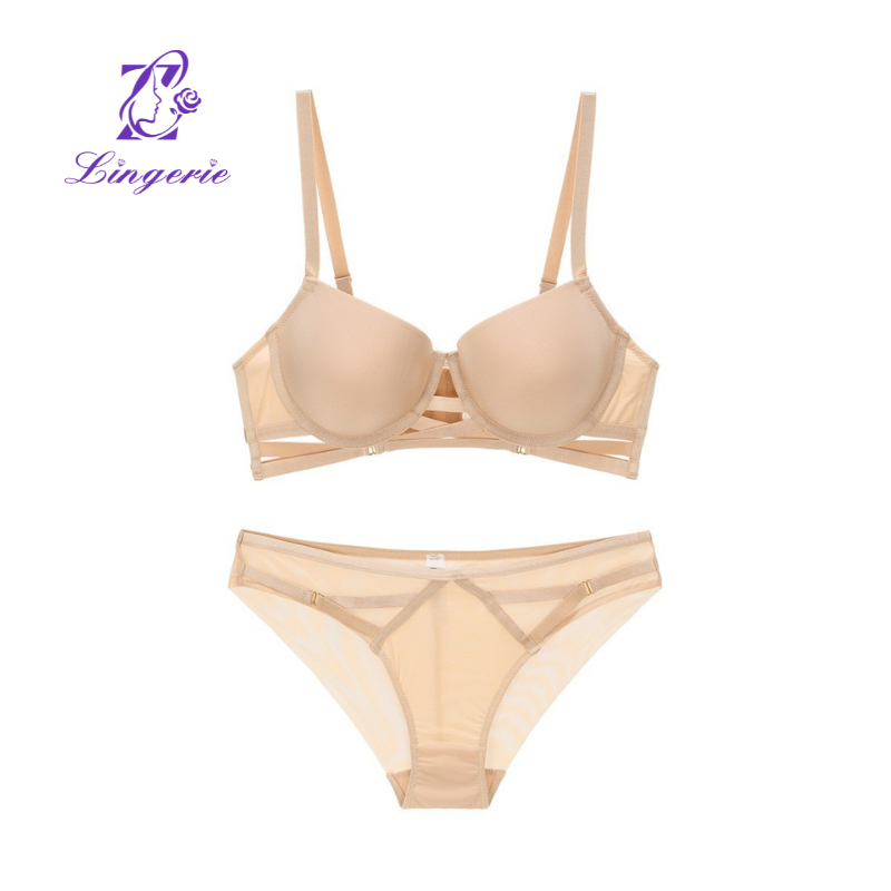 High Quality Fashion Women Push Up Underwire Bra And Panty Set
