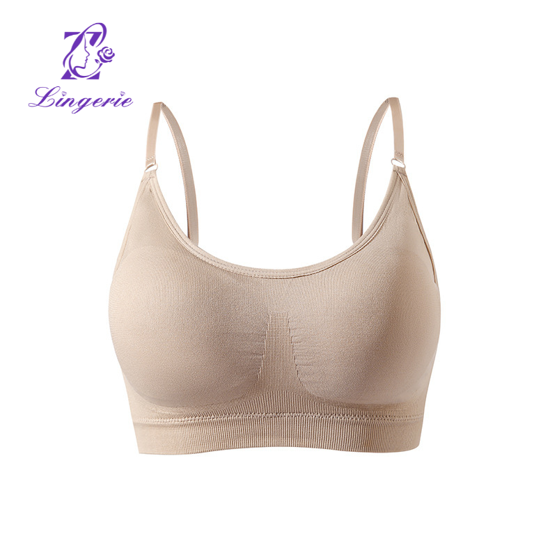 Sports no underwire underwear French Fitness Yoga push-up bra High waist boxers set