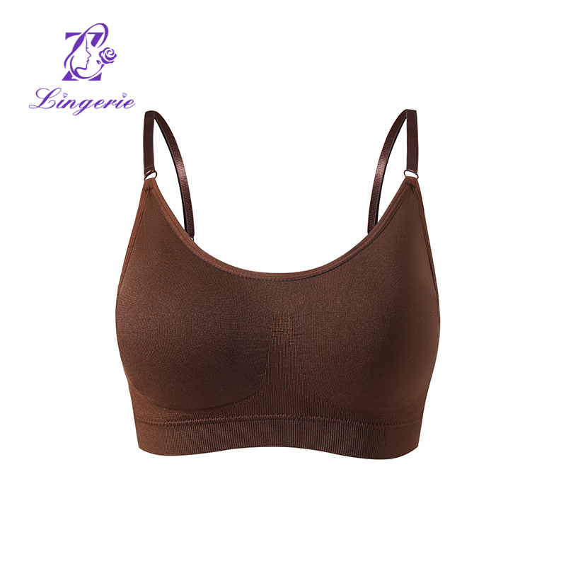 Sports no underwire underwear French Fitness Yoga push-up bra High waist boxers set