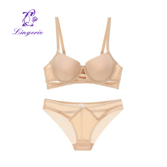 High Quality Fashion Women Push Up Underwire Bra And Panty Set