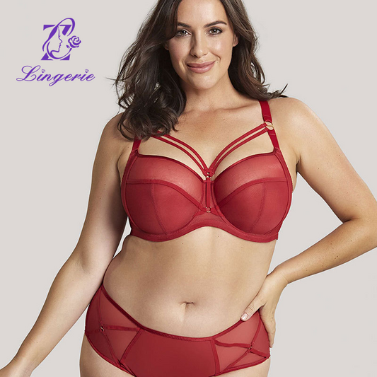 Customized Plus Size Large Cup Sexy Thin Bra B-K Cup Lingerie
