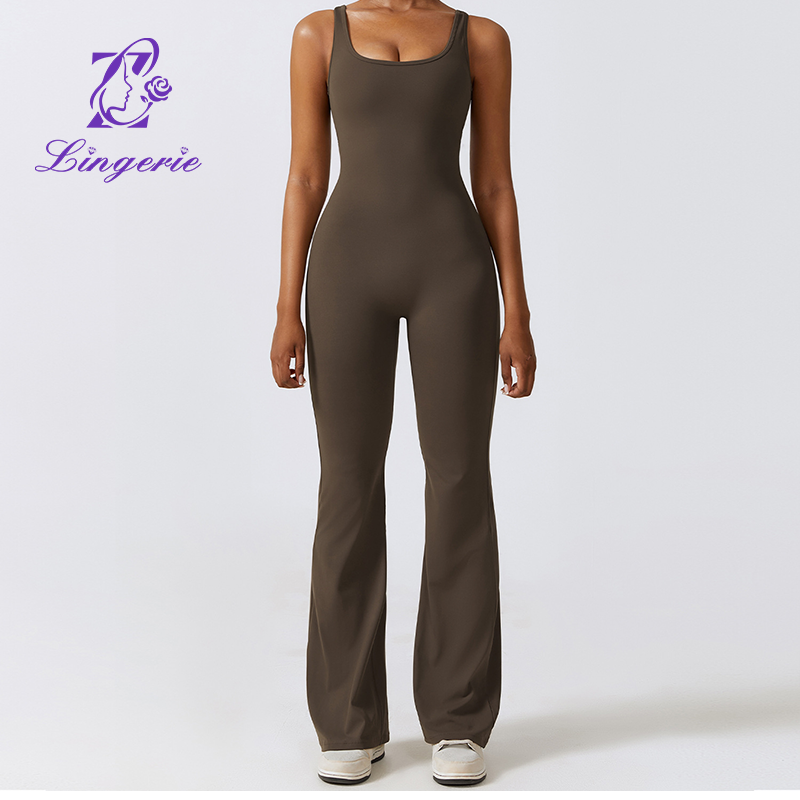Hip lifting tight one-piece yoga clothing women outdoor running sports one-piece fitness clothing