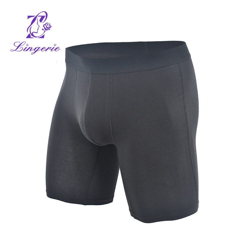 Quadrangle Pants Fall and Winter Anti-wear Sports Large Size Men's Ribbed Underpants Flat pants cotton underpants wholesale