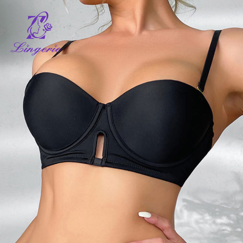 Smooth non-marking underwear sexy small breasts show large gathered bra set anti-sagging collection of breasts underwear bra