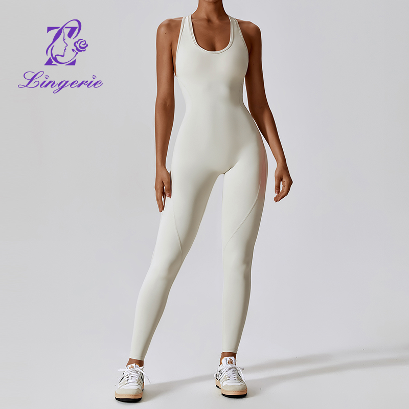 Tight One-piece Hollow Back Yoga Wear Women High Stretch One-piece One-piece Yoga Wear Women
